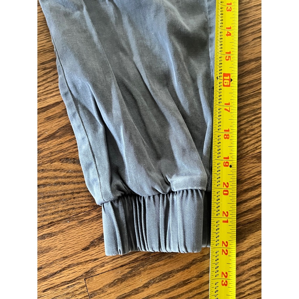 Side Stitch Los Angeles Grey Blue Drawstring Jogger Pants Petite Small PS - Picture 7 of 7